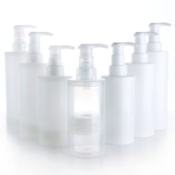 New airless containers for body care by Sunrise Pumps